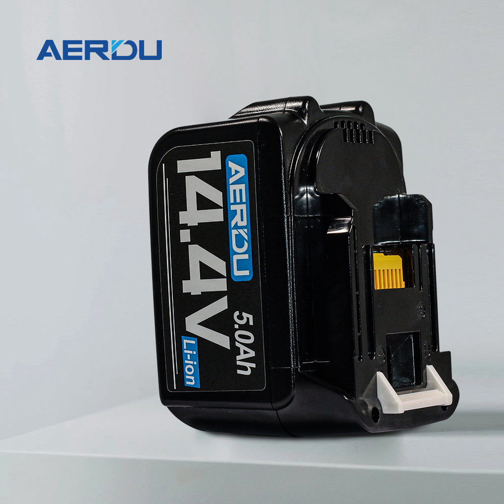 Compatible with Makita BL1415, BL1430, BL1440 to replace Makita 14.4V 5.0Ah battery cordless drill charger and lithium-ion battery
