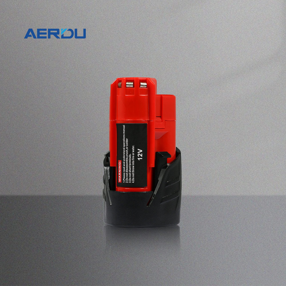 Replacement Lithium-Ion Battery for Milwaukee M12 Series Cordless Power Tools, 1.5Ah 1V
