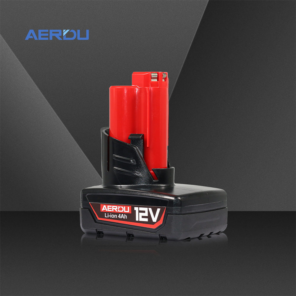 Compatible with Milwaukee M12 Series Replacement Lithium-Ion Battery 4.0Ah 1V Power Tool Battery