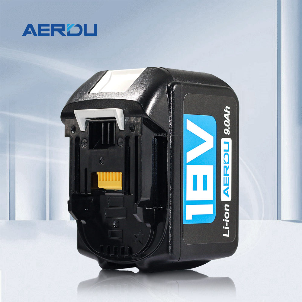 Compatible with Makita 18V 9.0Ah Cordless Power Tool Batteries BL1830, BL1840, BL1860, BL1850